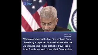 India Probably Buys Less Oil From Russia In Month Than What Europe Does In One Afternoon