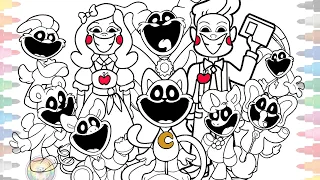Smiling Critters New Coloring Pages / Coloring Poppy Playtime Chapter 3 Miss delight / NCS Music