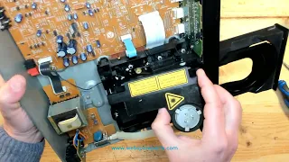 How to change the tray belt in CD Player Technics SL-PJ15