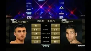 Vasyl Lomachenko vs Jose Ramirez Full Fight