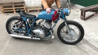 ИЖ Юпитер (БОББЕР) Izh 2-stroke bobber motorcycle