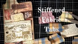 How to Make Fabric Tabs for Junk Journals - Tabs for Tags