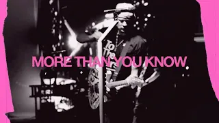 blink-182 - MORE THAN YOU KNOW (Official Lyric Video)