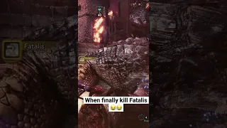 Fatalis man but that first kill feels good #monsterhunterworld #mhw #viral #ps5