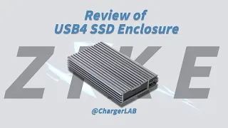 First And Fastest | Review of ZikeDrive USB4 SSD Enclosure