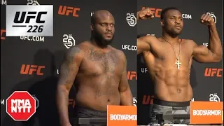 Francis Ngannou And Derrick Lewis Weigh-In For UFC 226