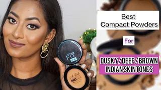 BEST AFFORDABLE COMPACT POWDERS FOR DUSKY/DARK/BROWN INDIAN SKINTONES Available in India