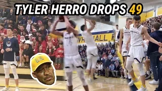 Tyler Herro Scores 49 After BIG BALLER BRAND OFFER! Shuts Up "Wisconsin" Fans 😂