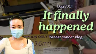 Day 301: New oncologist! || Herceptin No. 5 & Zoladex No. 2 || Breast cancer vlog