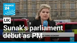 Britain's Sunak to make parliamentary debut as PM • FRANCE 24 English