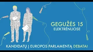 Tiesiogiai: Kandidatų į Europos Parlamentą debatai Elektrėnuose