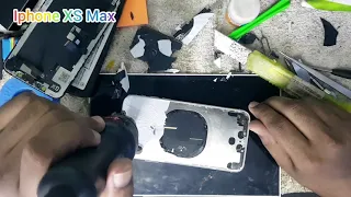 iphone xs max back glass replacement and battery replacement