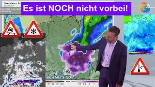 Es ist noch nicht vorbei! Nach Tagen mit Schnee & Frost wärmer und weiter unbeständig mit Gewittern!