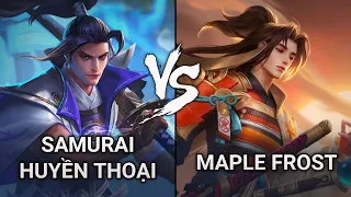 So Sánh Skin Ryoma: Samurai Huyền Thoại vs Maple Frost | Liên Quân Mobile