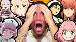 THE TOP 10 ANIME ENDINGS OF 2022 (REACTION)