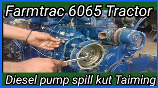 #NARESHJANGRA Farmtrac 6065 tractor diésel pump Spill kut Taiming,Farmtrac 6065 tractor diesel pump