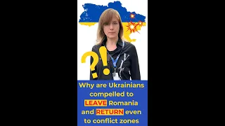 What leads Ukrainians to leave Romania and return to areas of conflict? 🤔