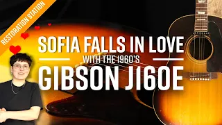 John Lennon played one & we understand why! Gibson  J160E  Light Restoration