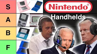 The US Presidents Make A Nintendo Handhelds Tier List