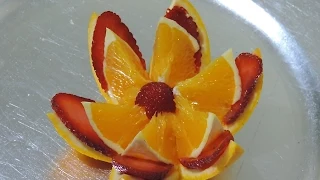 HOW TO DECORATE AN ORANGE - By J.Pereira Art Carving Fruits and Vegetables