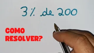 3% de 200 - Porcentagem - Como calcular?