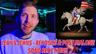 LEVII’S JEANS - Beyoncé & Post Malone **SONG REACTION!!**