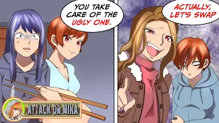 Mother only takes the pretty twin with her and comes back years later to swap girls... [Manga Dub]