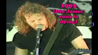 Metallica-For whom the bell tolls (James voice Change)1984-2011