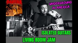 PANTERA - UNDERGROUND IN AMERICA / LIVING ROOM JAM 🔥 Isolated Guitar Tracks / live by ATTILA VOROS