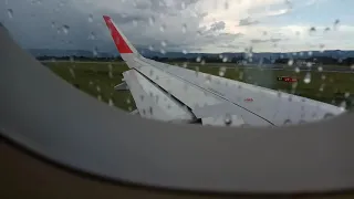 Takeoff from Adisucipto International airport in Yogyakarta