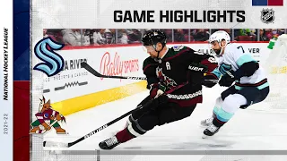 Kraken @ Coyotes 3/22 | NHL Highlights 2022