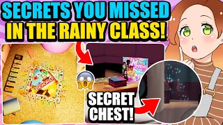 HOW TO FIND ALL SECRETS IN THE RAINY DAY CLASSROOM! Secret Chest & MORE! 🏰 Royale High