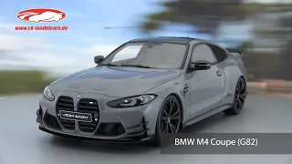 ck-modelcars-video: BMW M4 Coupe (G82) by AC Schnitzer 2022 nardograu 1:18 GT-Spirit