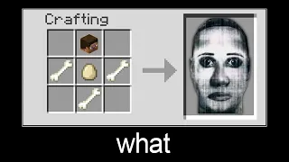 Minecraft wait what meme part 306 (Crafting Selene Delgado Nextbot)