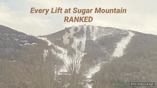 Ranking the Lifts at Sugar Mountain, NC