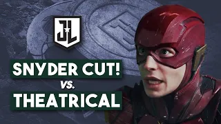 Justice League Snyder Cut Flash Saves The World | Snyder Cut vs. Theatrical Cut