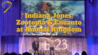 Indiana Jones, Zootopia and Encanto Announced for Disney's Animal Kingdom at Destination D23 2023