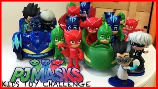 PJ Masks Kid's Toy Challenge (Learn Counting, Colors & Observation)