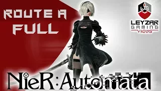 NieR: Automata (Gameplay) - Full Speedy Playthrough | No Commentary (Route A)