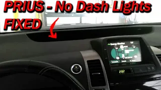 Prius No Dash Lights FIXED