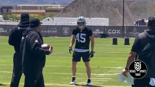 THE RAIDERS ROOKIE MINICAMP IS INSANE TOMMY EICHENBERG FIRST LOOK (MINICAMP HIGHLIGHTS) #Raiders