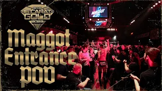 First Time Ever POV - Maggot Entrance bei wXw 16 Carat Gold 2023