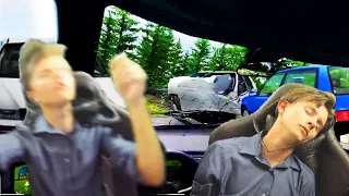 BeamNG but your dad picks you up from school