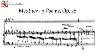 Medtner - 7 Poems, Op. 28 (Levental, Peters)