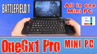 OneGX1 Pro Battlefield 1 on Handheld Mini PC Intel Core i7-1160G7 Intel Iris Xe OneMix 4