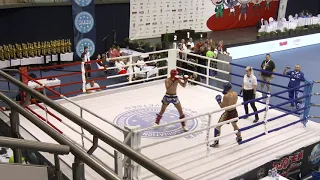 WAKO final K1 Filip Matic CRO vs Andres Oitsar EST OJM   75 kg Gyor, Hungary 31 08 2019