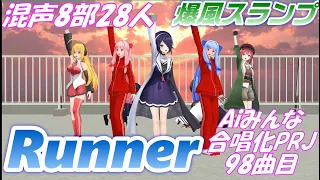 Aiみんな（混声8部）Runner　爆風スランプ　合唱化98曲目