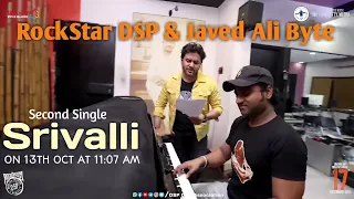 Srivalli Hindi Version Byte by RockStar DSP & Javed Ali | DSP DHF Association | DSPofficialTeam