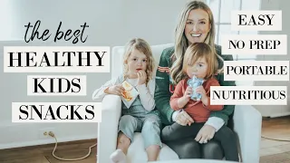 The BEST Dietitian Approved KIDS SNACKS | Healthy, Easy, On-The-Go Options | Becca Bristow RD