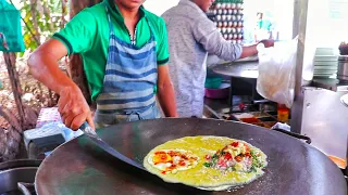 Healthy Unprepared Egg Street Dish | Montu Omelette Center | Egg Street Food | Indian Street Food